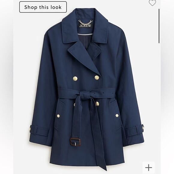 Jcrew Short trench coat - Picture 1 of 6